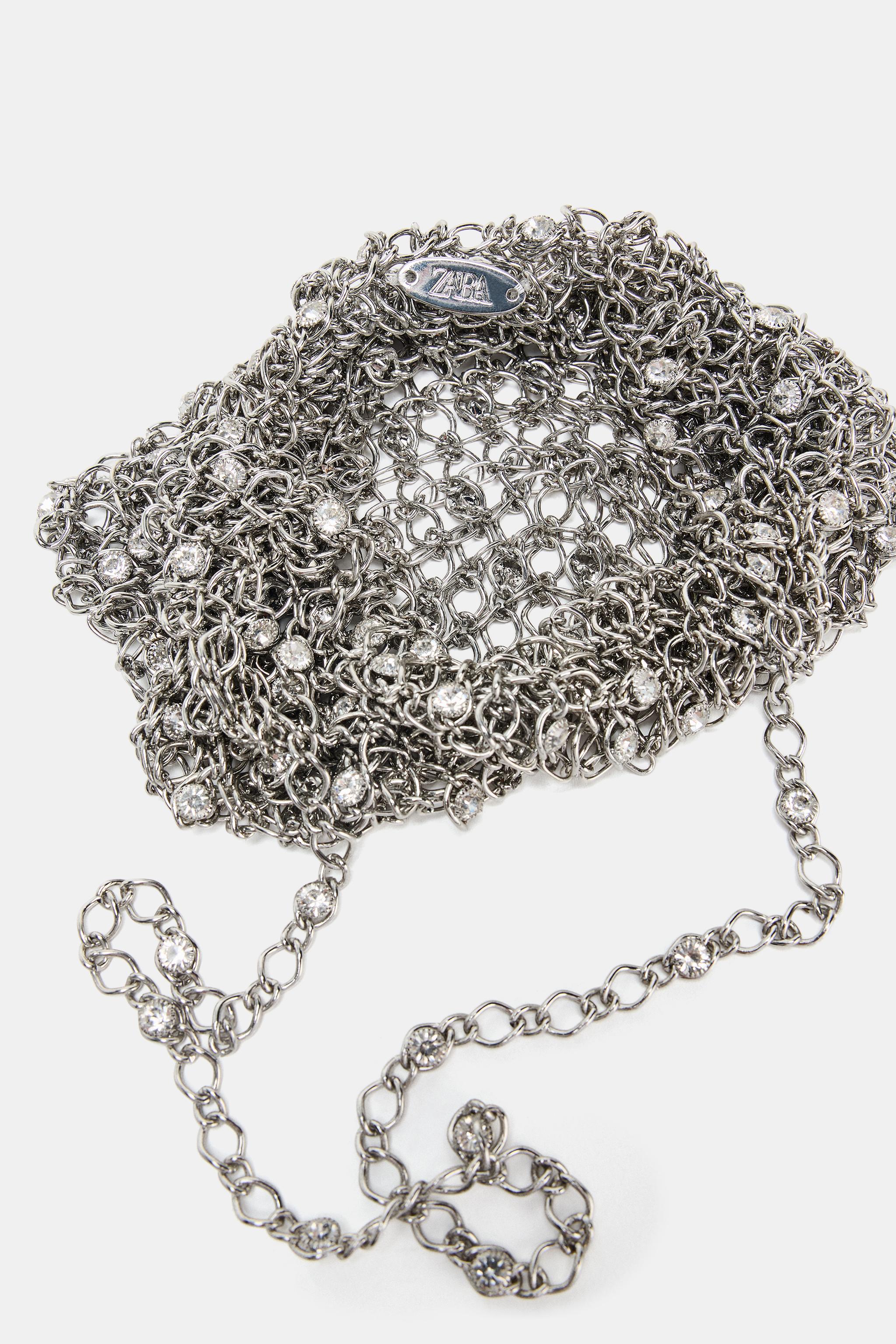 BEADED MINI BUCKET BAG